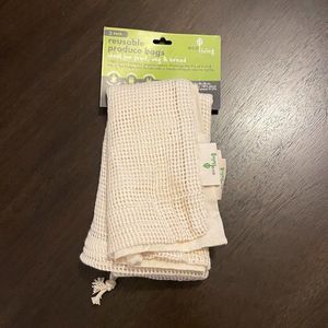 Organic Produce Bags & Bread Bag - 3 Pack - NWT